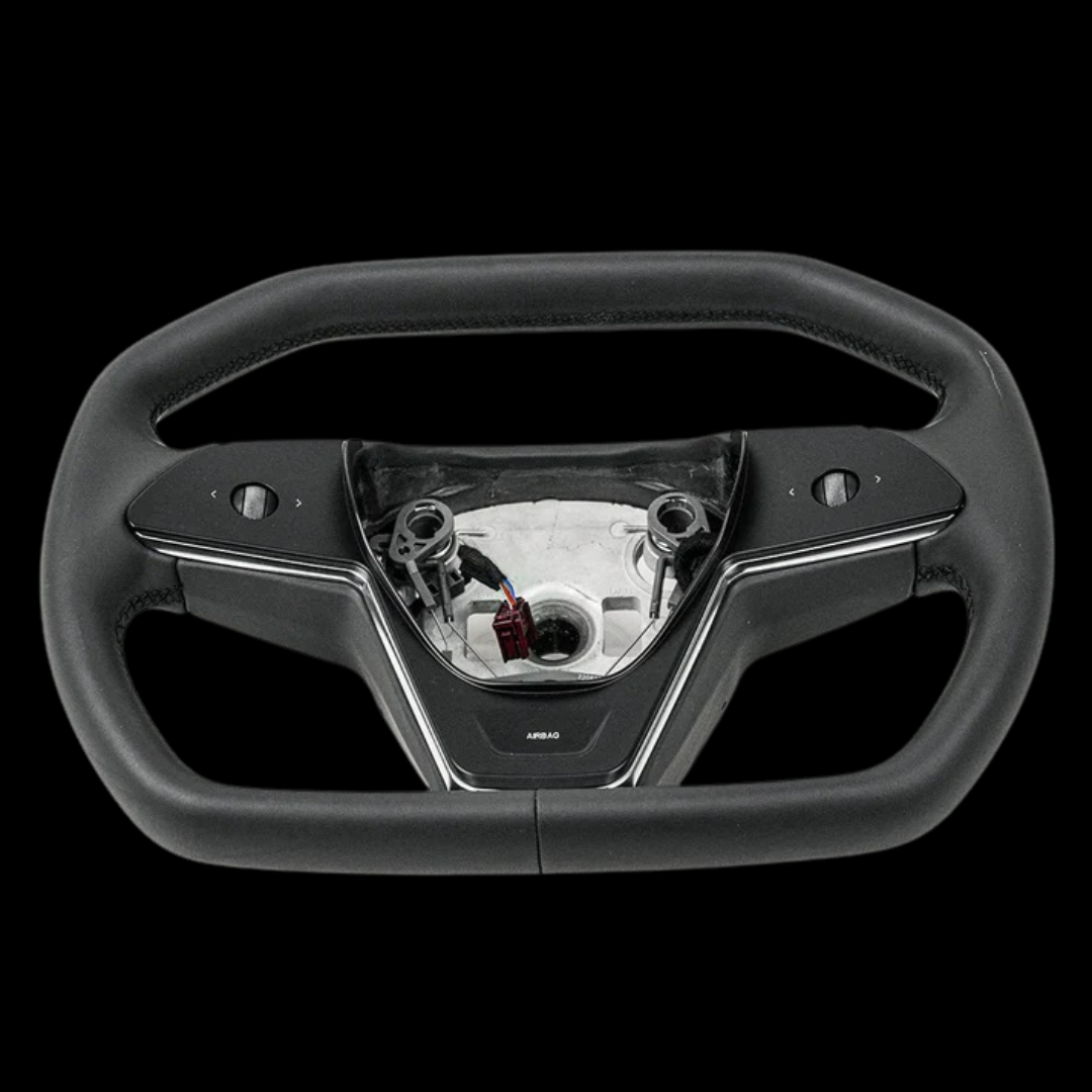 TESLAMODS Cybertruck Edition Yoke Steering Wheel - (Model Y)