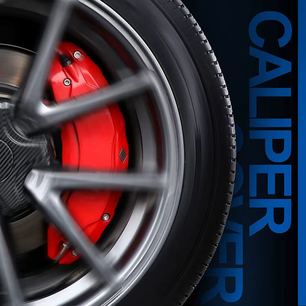 TeslaMods Brake Caliper Covers (with Logo Stickers) – Model 3 (2017–2023)