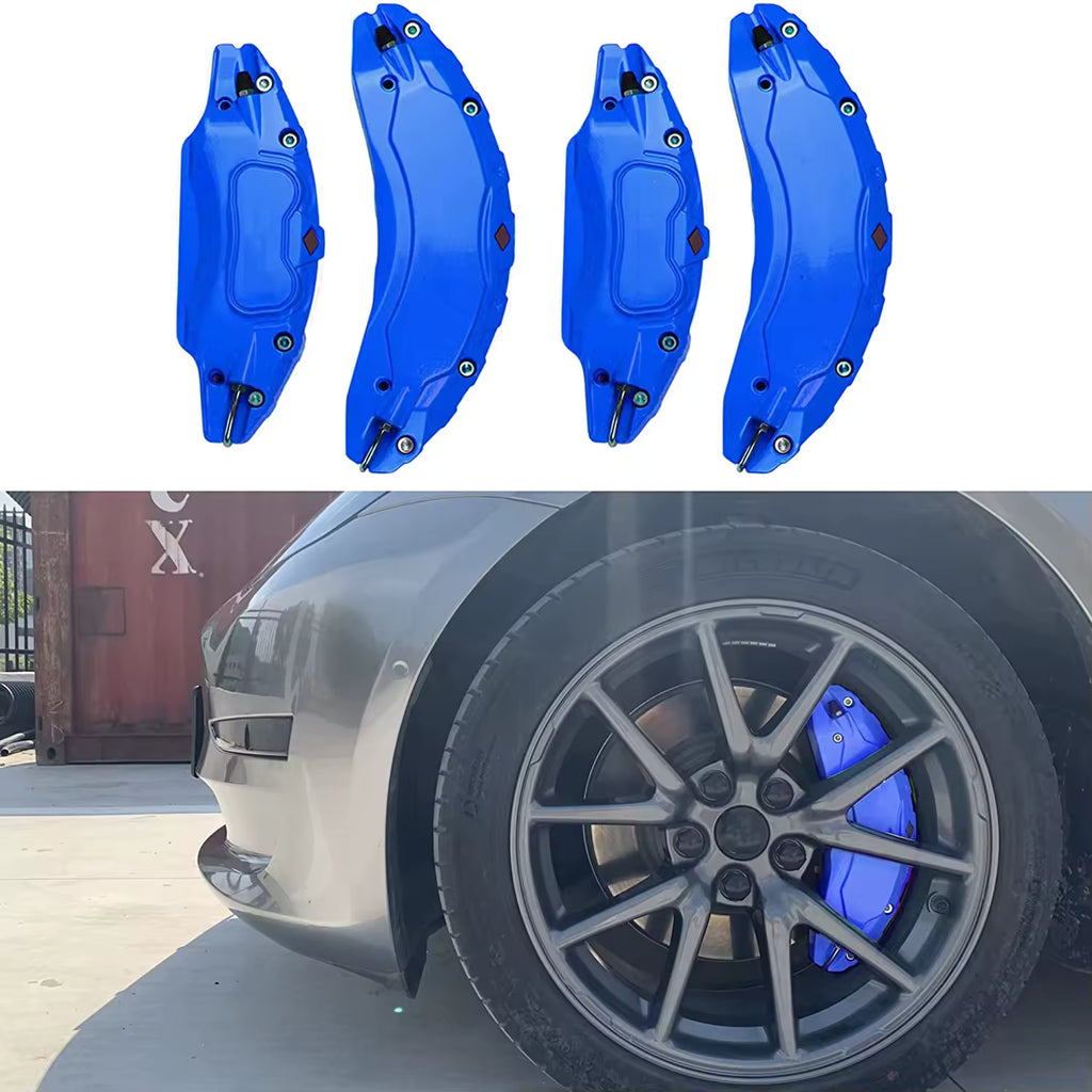 TeslaMods Brake Caliper Covers (with Logo Stickers) – Model 3 (2017–2023)