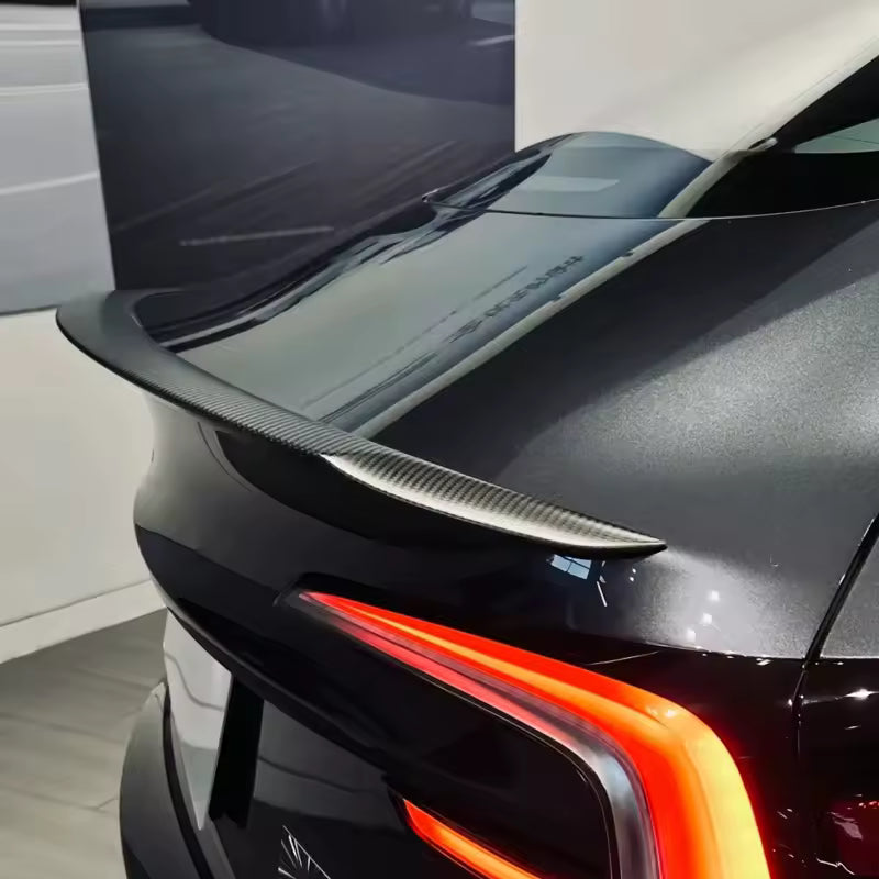 TeslaMods Real Carbon Fiber Performance Spoiler – Model 3 (2024+ Highland)