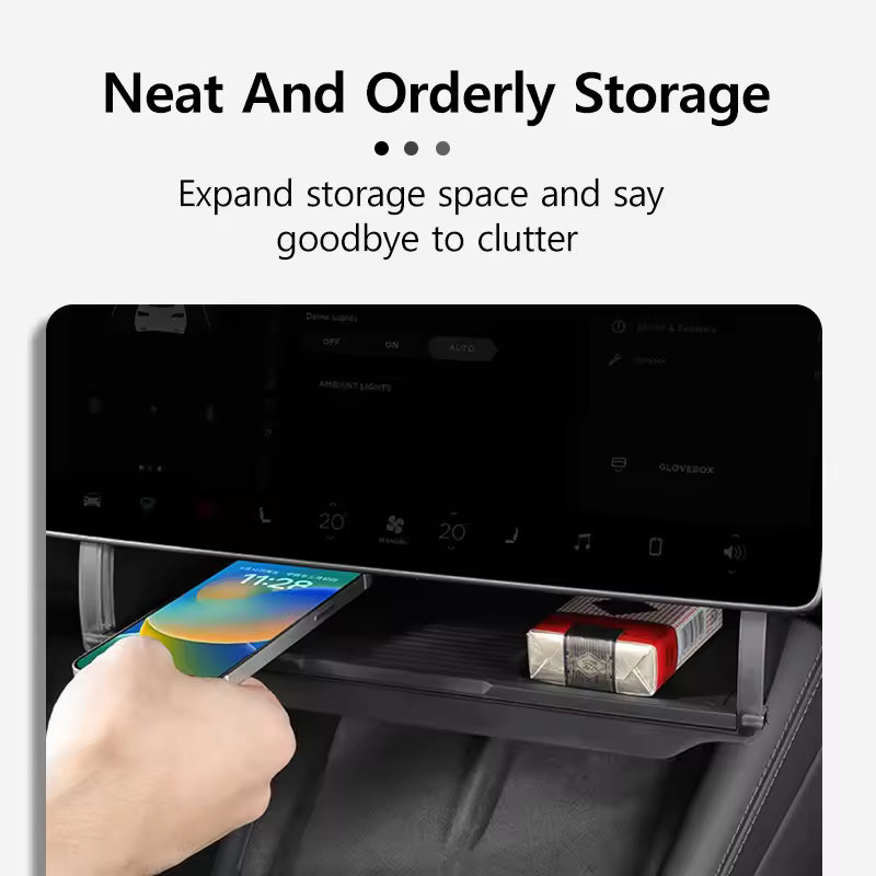 Hidden Under-Screen Foldable Storage Box 3