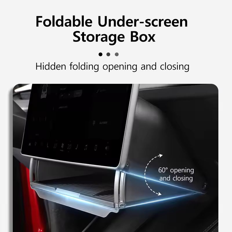 Hidden Under-Screen Foldable Storage Box 4