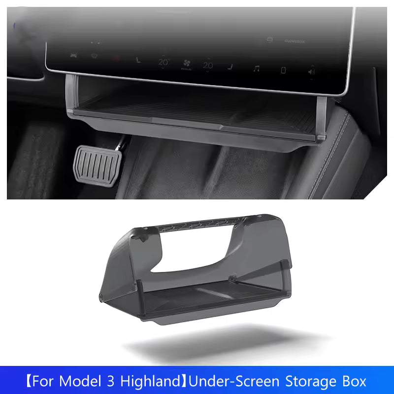 Hidden Under-Screen Foldable Storage Box 7