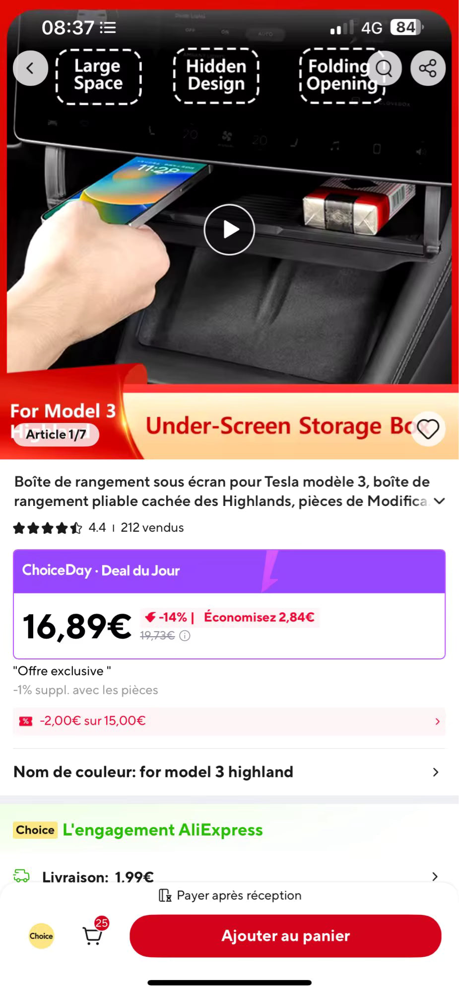 Hidden Under-Screen Foldable Storage Box 8