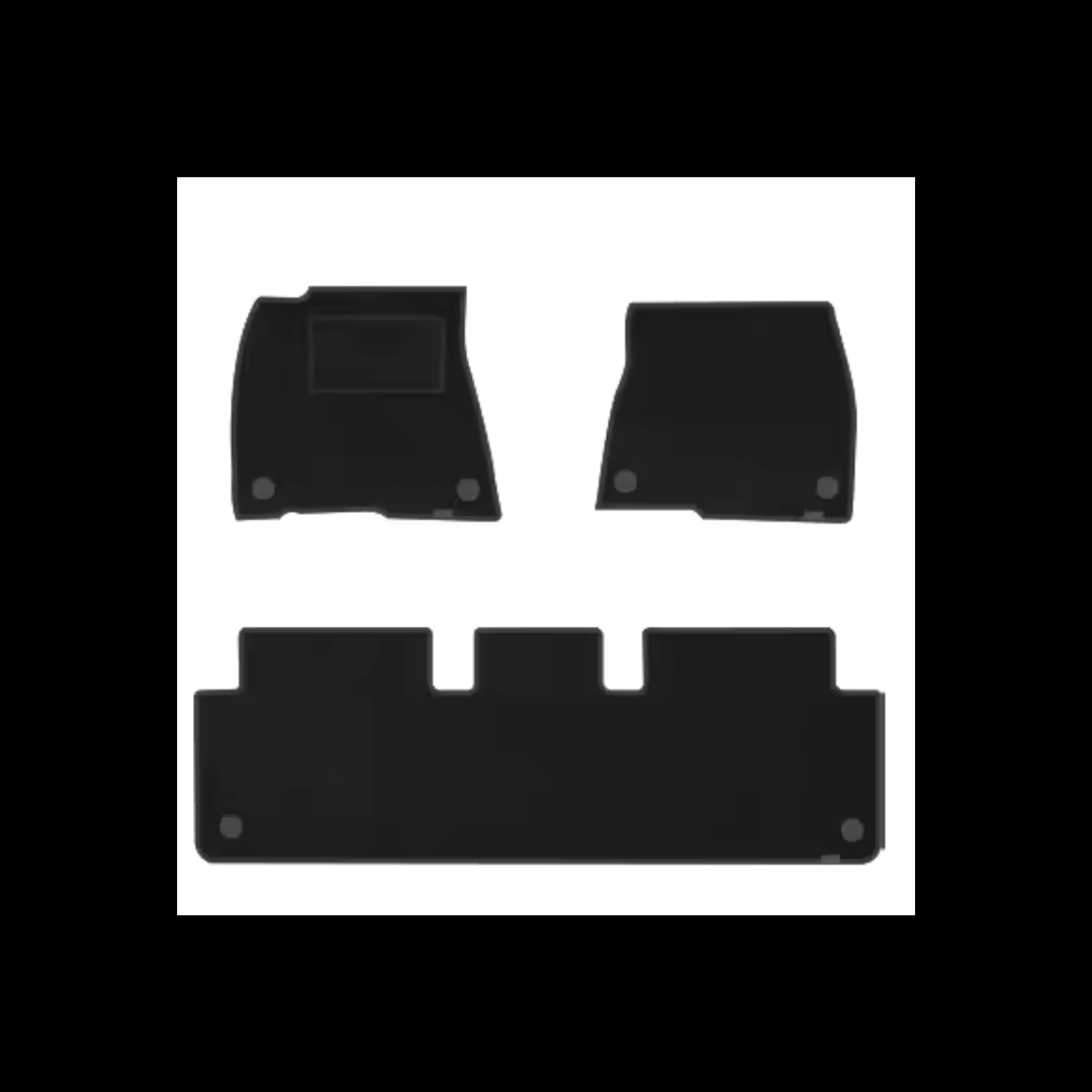 TESLAMODS Luxury Carpet Floor Mats – Tesla Model 3 (2021–2023)