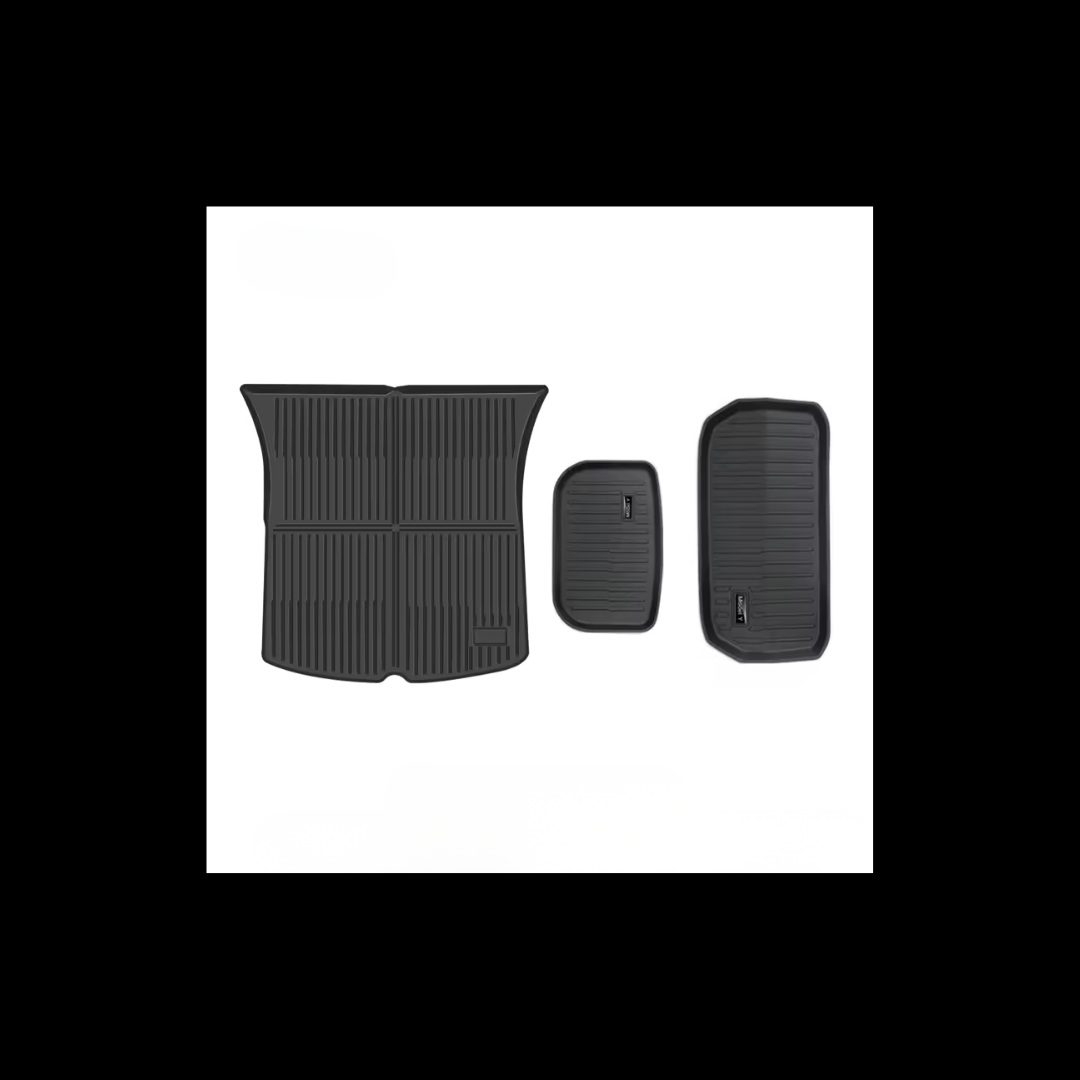 TESLAMODS All-Weather TPE Trunk Mat Package – Tesla Model Y (2017–2024)