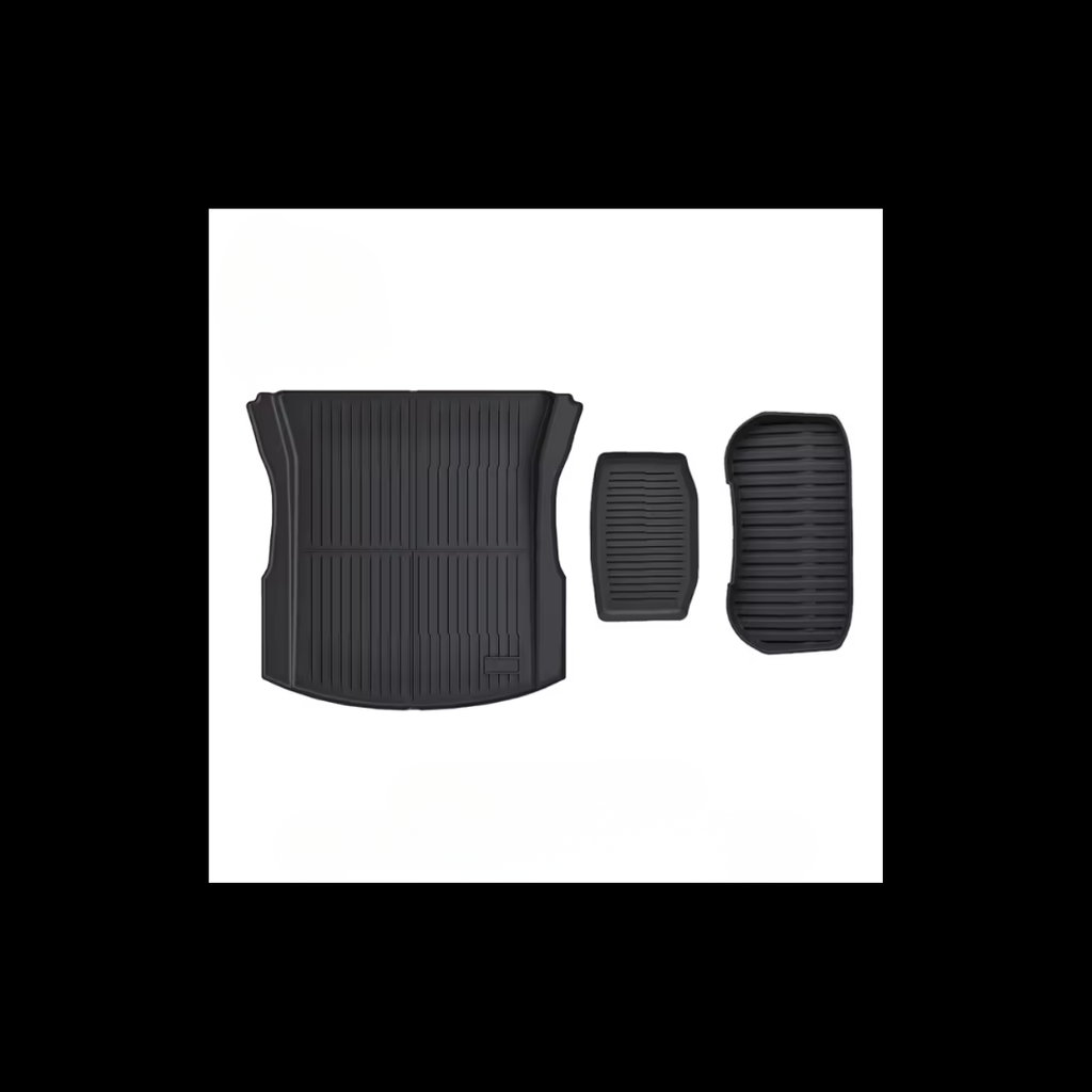 TESLAMODS All-Weather TPE Trunk Mat Package – Tesla Model 3 (2024+)