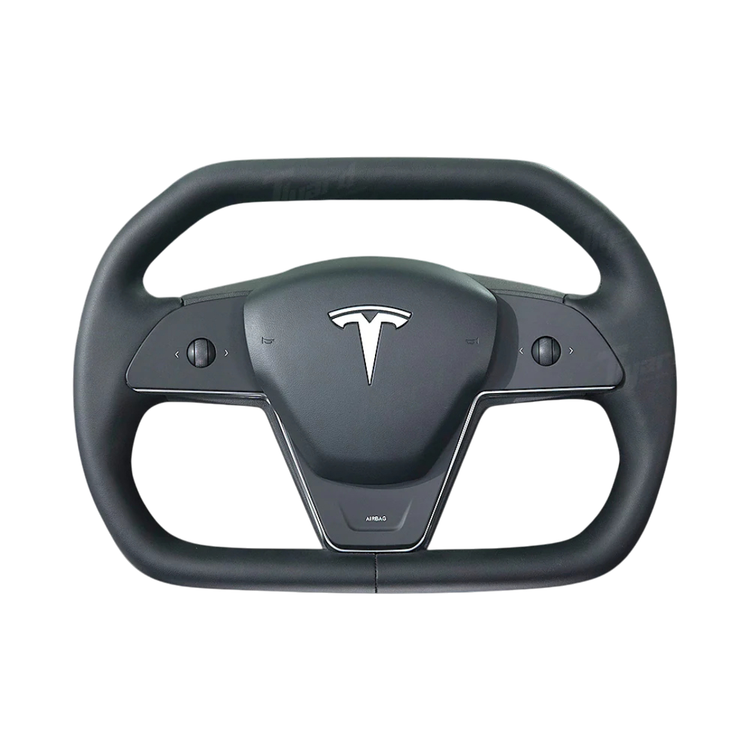 TESLAMODS Cybertruck Edition Yoke Steering Wheel - (Model 3)