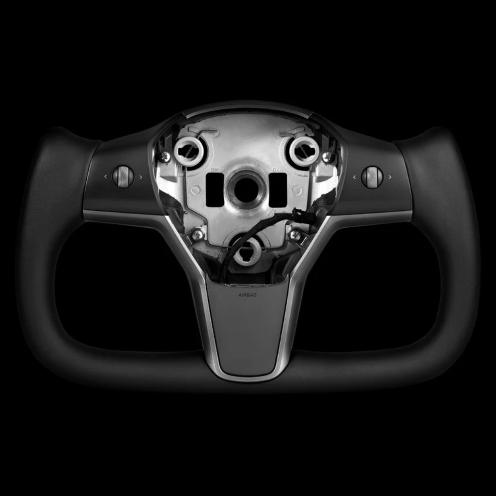 TESLAMODS Premium Yoke Steering Wheel - (Model 3)