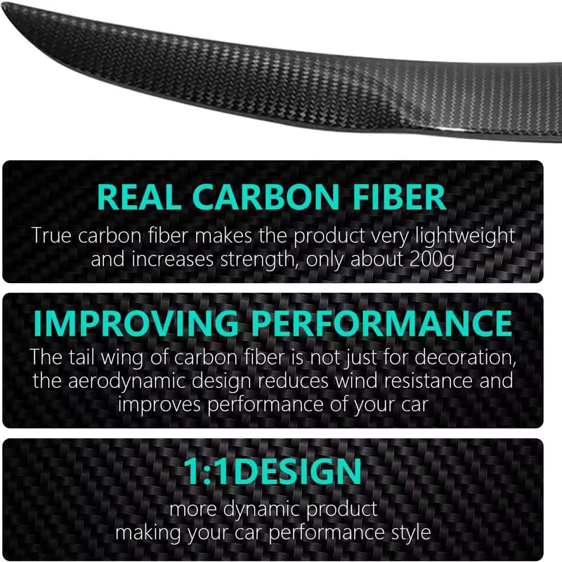 Highland Real Carbon Fiber Spoiler 5
