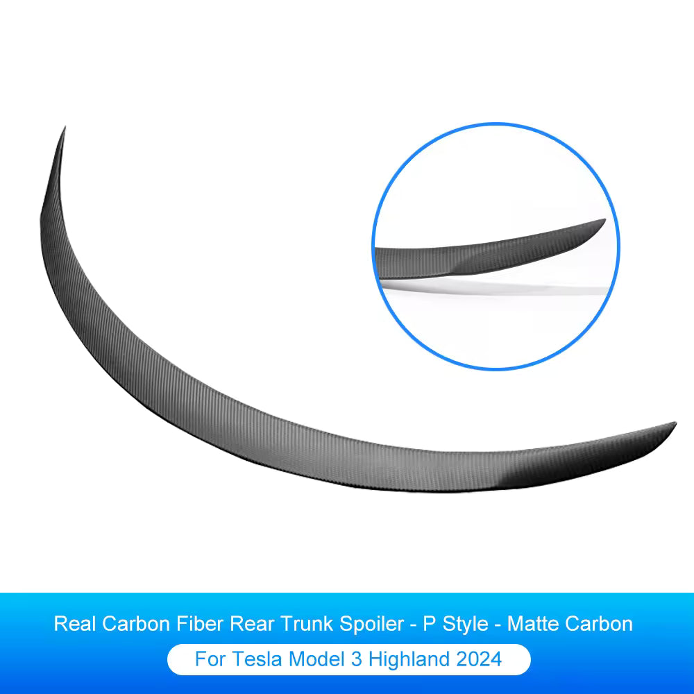 Highland Real Carbon Fiber Spoiler 18