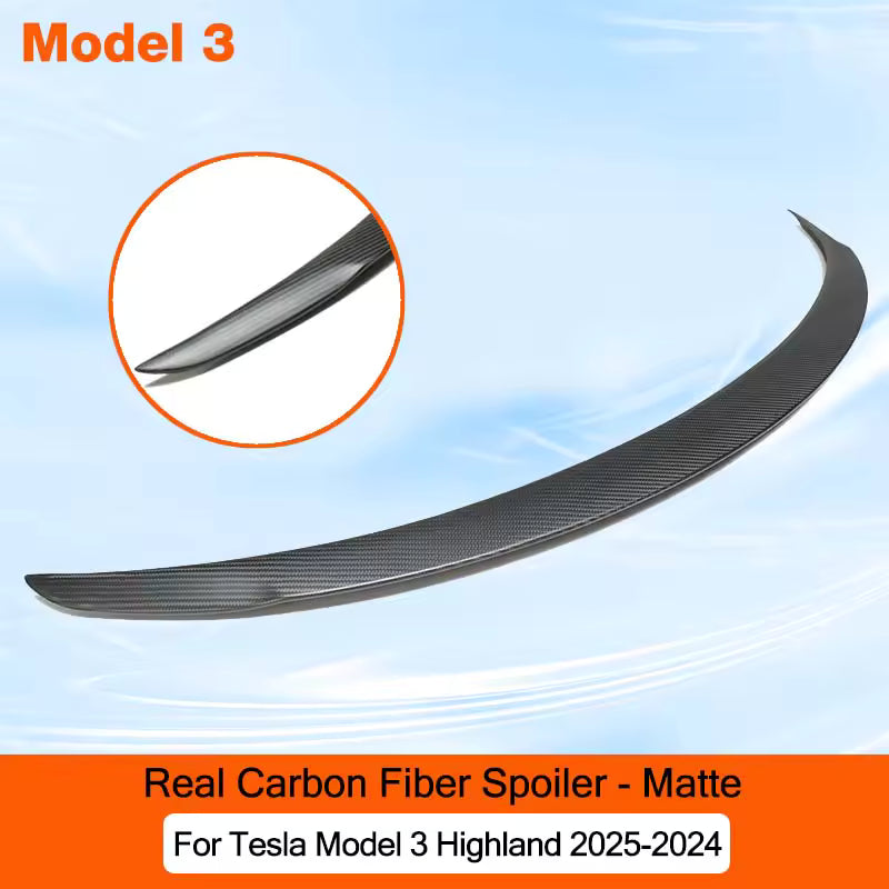 Highland Real Carbon Fiber Spoiler 9