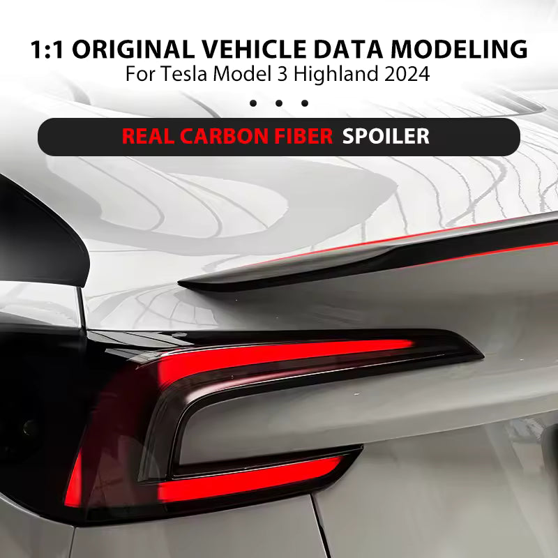 Highland Real Carbon Fiber Spoiler 20