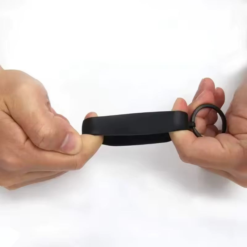 TeslaMods Silicone Key Fob Cover + Metal Keychain – Model 3 / Y / S / X