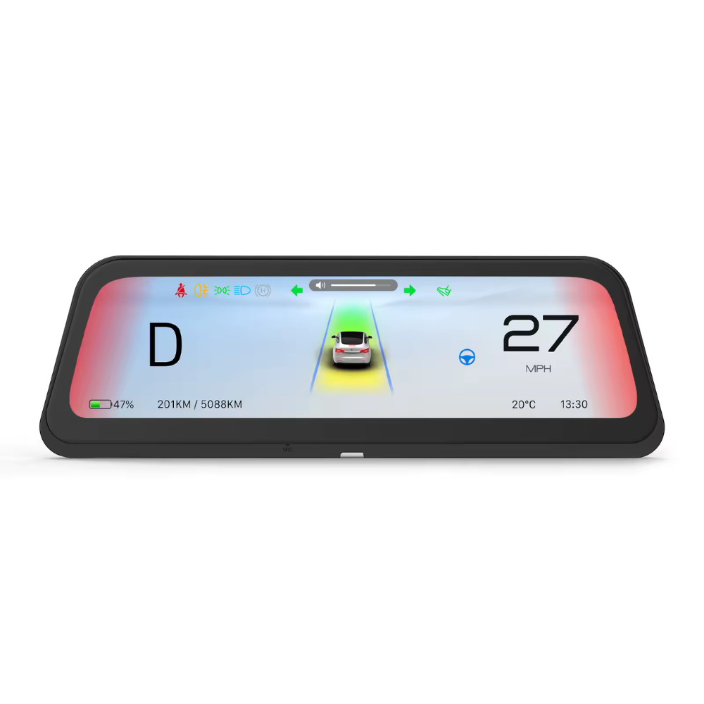 TeslaMods 9.6” Head-Up Display (HUD) – CarPlay & Android Auto for Model 3 (2016-2023) / Model Y (2020-2024)