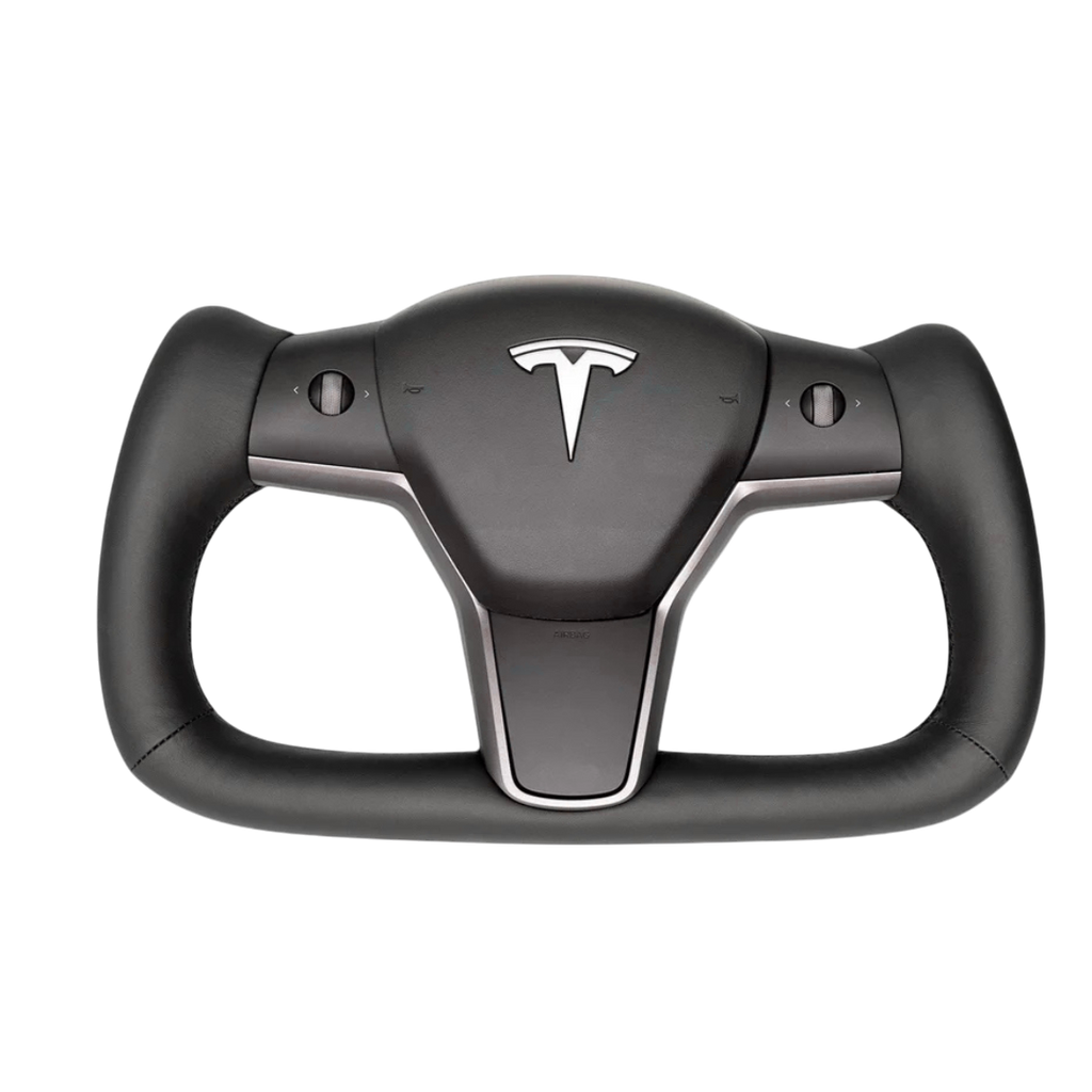 TESLAMODS Premium Yoke Steering Wheel - (Model 3)
